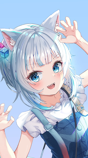Gawr Gura — Hololive Anime VTuber , hololive, Gawr Gura, Anime, Virtual Youtuber HD phone wallpaper