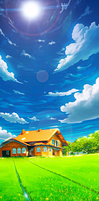 Home, art, drawing, sence HD phone wallpaper