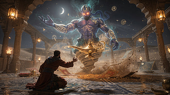 Lampbound Djinn —, Djinn, Genie HD wallpaper