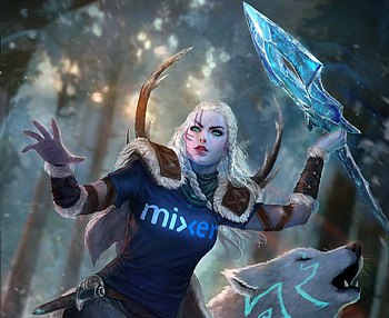 Skadi Mixer Skin Smite, smite, games, artstation, artist, digital-art HD wallpaper