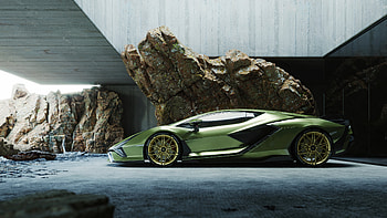 Lamborghini Sian, lamborghini-sian, lamborghini, cars, 2021-cars, artstation HD wallpaper
