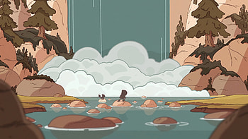 Hilda Animated Series Lake Scene, TV Show, Hilda HD wallpaper