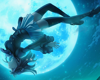 underwater, japaneses, girl, beauty, woman, artistic, anime, drawing, manga, female HD wallpaper