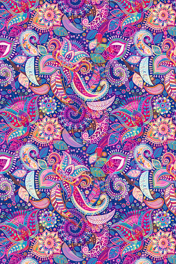Flowers, pattern, vibrant and colorful HD phone wallpaper
