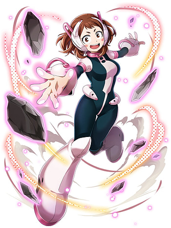 URAVITY, pink, mha, anime HD phone wallpaper
