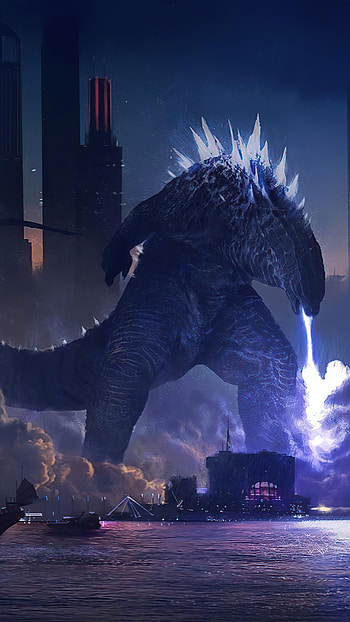 Godzilla vs Kong in city apocalypse, Sony Xperia , ry, Intense battle HD phone wallpaper