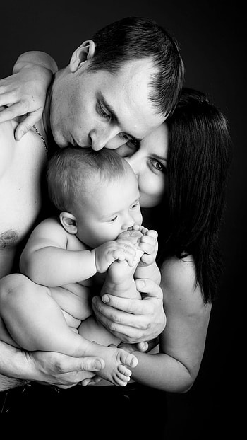 Mom Papa, Baby Love HD phone wallpaper