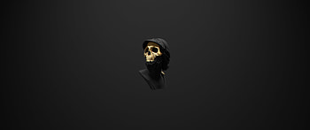 All Black But Gold Ultrawide, 3440X1440 Black HD wallpaper