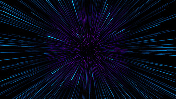 Light particles, flow, dark HD wallpaper