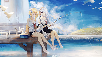 Kamisato Ayaka Lumine Nature Background Genshin Impact HD wallpaper