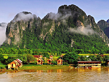 Laos , backgrounds, Southeast Asian landscapes, Stunning views HD wallpaper