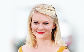 Smile, red lips, Kirsten Dunst HD wallpaper