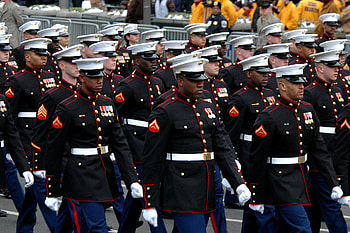 Marines dress blues, marines, military HD wallpaper