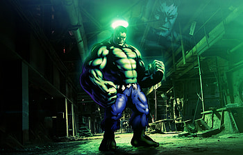 Hulk, a muscle factory, artwork HD wallpaper