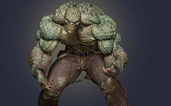 Digital Art, Killer Croc HD wallpaper
