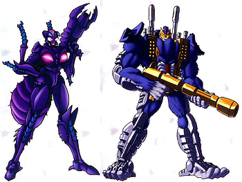 Antagony & B'Boom, comic, bots, bboom, antagony HD wallpaper