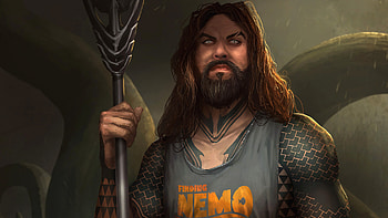 Jason Momoa Finding Nemo, jason-momoa, superheroes, aquaman, artwork, deviantart, digital-art HD wallpaper