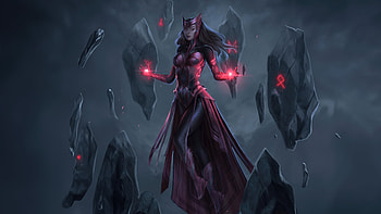 Scarlet Witch Woven Realities, scarlet-witch, superheroes, artwork, artist, digital-art, art, artstation HD wallpaper