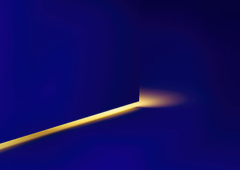 Yellow Light Room Abstract , abstract, blue, artist, artwork, digital-art HD wallpaper