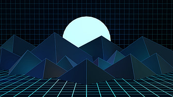 Neo Valley Night , abstract, neon, retrowave, artist, artwork, digital-art, deviantart HD wallpaper