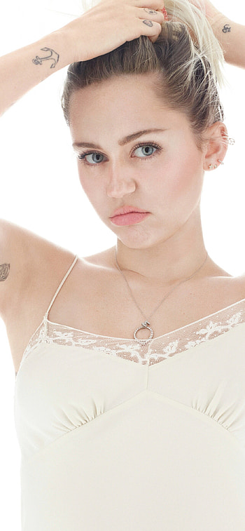 Miley Cyrus, Singer, , White background HD phone wallpaper