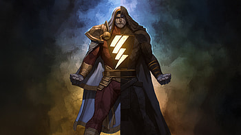 Shazam X Black Adam, shazam, black-adam, superheroes, artist, artwork, digital-art, art, artstation HD wallpaper