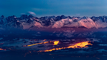 Tatra Mountains Snowy , mountains, snow, nature HD wallpaper