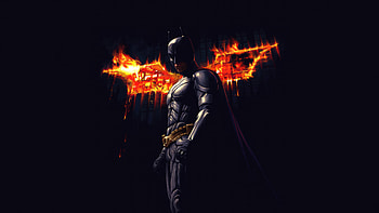 Dynamic Batman Logo, batman, superheroes, artist, artwork, digital-art, pixiv HD wallpaper