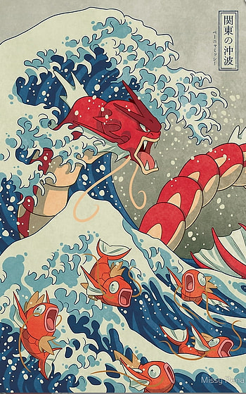 red gyarados - Pokemon , Pokemon art, Pokemon, Shiny Gyarados HD phone wallpaper