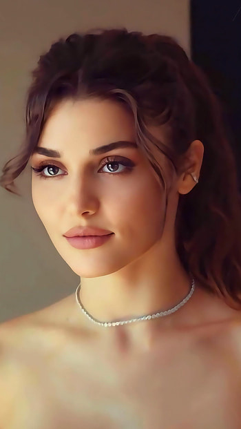 Hande ercel, turkish actress HD phone wallpaper