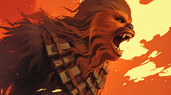 Anime Style Chewbacca Roar – Star Wars Epic Scene, Anime, Star Wars, Chewbacca, roar HD wallpaper