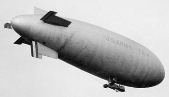 Scott AFB history, Airship TA 1 maiden flight, Scott Air Force Base HD wallpaper