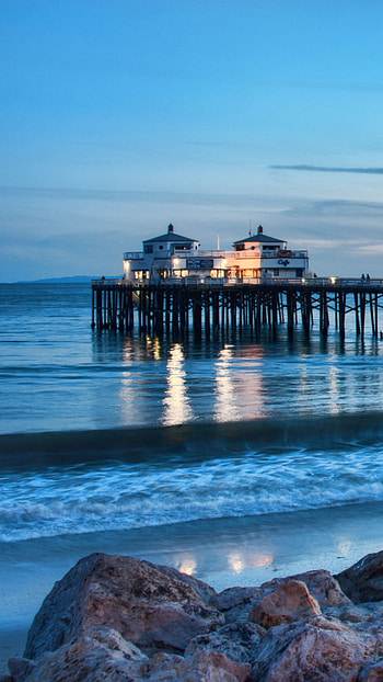 Evening in Malibu, California, , Sunset vibes HD phone wallpaper