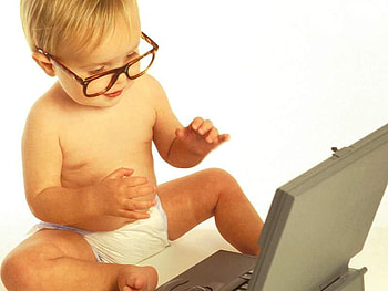 Not stay to long in front of computer, baby, babies HD wallpaper