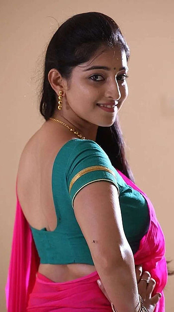 Mouryani, telugu actress, saree beauty, sexy gorgeous HD phone wallpaper