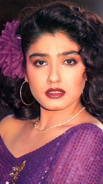 Raveena Tandon, bollywood actress, vintage HD phone wallpaper