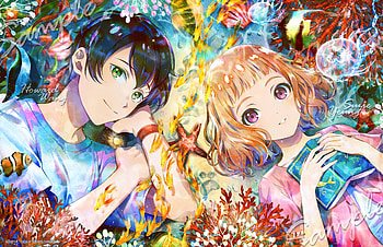 Josee & Tsuneo — Anime Josee the Tiger and the Fish — Art, Tsuneo Suzukawa, Josee (Josee the Tiger and the Fish), Anime, Josee, the Tiger and the Fish HD wallpaper