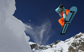 Sports, Mountains, Snow, Snowboard HD wallpaper