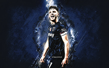 Declan Rice, soccer, football, whufc HD wallpaper