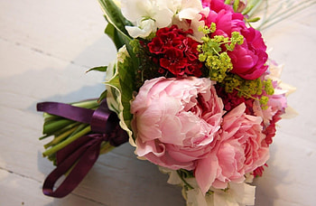 Flowers, Peonies, Bouquet, sia HD wallpaper