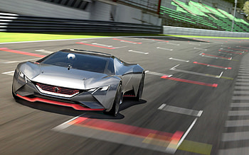 Peugeot Vision Gran Turismo, peugeot, cars HD wallpaper