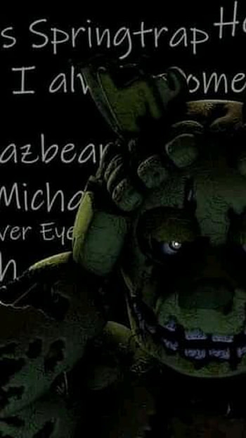 Springtrap, fnaf 3 HD phone wallpaper