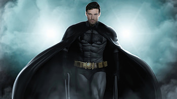 Young Batfleck, batman, superheroes, artist, artwork, digital-art, artstation HD wallpaper