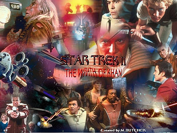 Star Trek II, wrath of kahn, cast, star trek HD wallpaper