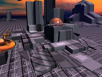 Symposium, citie, abstract, 3d HD wallpaper