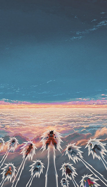 Dragon Ball, cloud, sky, vegeta, goku HD phone wallpaper