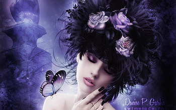 night whisper of the heart, night, butterfly, whisper, heart, wearing HD wallpaper