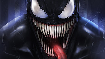 Venom Digital Fan Art , venom, superheroes, digital-art, deviantart HD wallpaper
