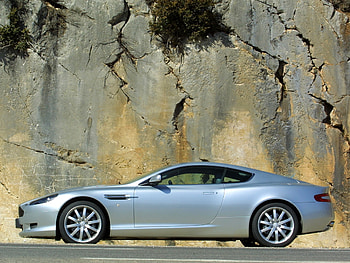 Auto, Aston Martin, Cars, Rock, Side View, Style, Silver Metallic, Db9 HD wallpaper
