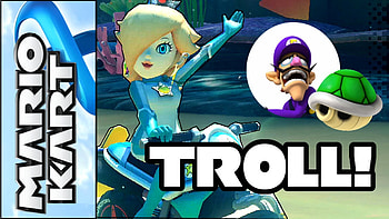 Mario Kart 8 - Rosalina trolls Waluigi at the Finish Line - Funny Moments (Wii U Gameplay) - YouTube HD wallpaper